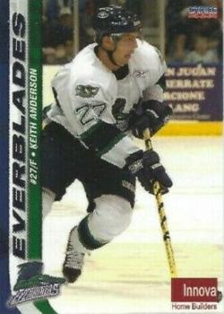 2004-05 Choice Florida Everblades (ECHL) #19 Keith Anderson Front
