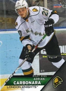 2016-17 Choice London Knights (OHL) #23 Adrian Carbonara Front