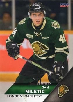 2016-17 Choice London Knights (OHL) #15 Sam Miletic Front