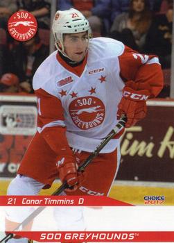 2016-17 Choice Sault Ste. Marie Greyhounds (OHL) #13 Conor Timmins Front