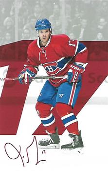 2016-17 Montreal Canadiens #NNO Torrey Mitchell Front