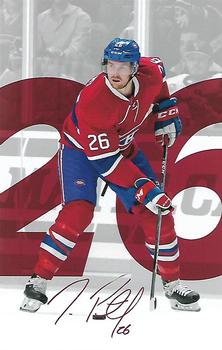 2016-17 Montreal Canadiens #NNO Jeff Petry Front