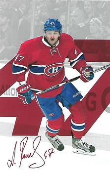 2016-17 Montreal Canadiens #NNO Alexander Radulov Front