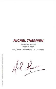 2016-17 Montreal Canadiens #NNO Michel Therrien Back