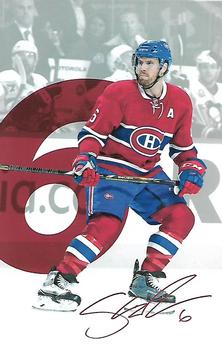 2016-17 Montreal Canadiens #NNO Shea Weber Front