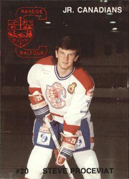 1990-91 Rayside-Balfour Jr. Canadians (NOJHL) #NNO Steve Proceviat Front