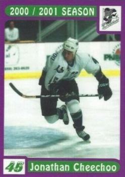 2000-01 LDC Kentucky Thoroughblades (AHL) #5 Jonathan Cheechoo Front