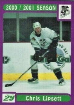2000-01 LDC Kentucky Thoroughblades (AHL) #15 Chris Lipsett Front