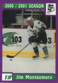 2000-01 LDC Kentucky Thoroughblades (AHL) #18 Jim Montgomery Front