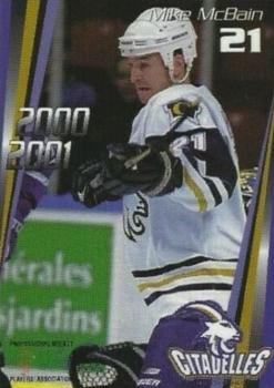 2000-01 Quebec Citadelles (AHL) #8 Mike McBain Front