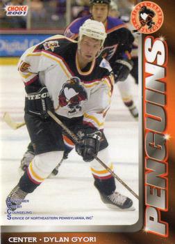 2000-01 Choice Wilkes Barre/Scranton Penguins (AHL) #9 Dylan Gyori Front
