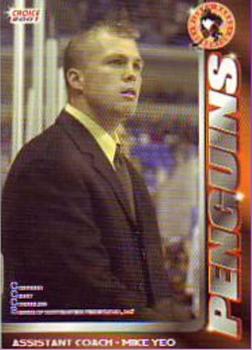 2000-01 Choice Wilkes Barre/Scranton Penguins (AHL) #27 Mike Yeo Front
