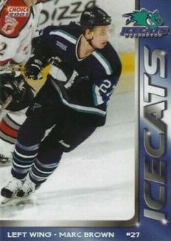 2000-01 Choice Worcester IceCats (AHL) #6 Marc Brown Front