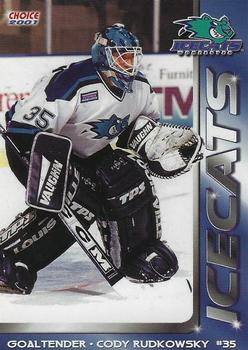 2000-01 Choice Worcester IceCats (AHL) #9 Cody Rudkowsky Front
