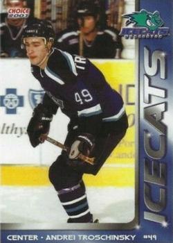 2000-01 Choice Worcester IceCats (AHL) #10 Andrei Troschinsky Front