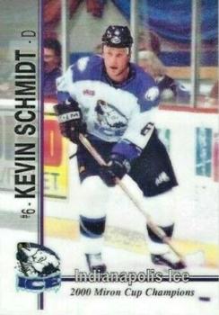 2000-01 Roox Indianapolis Ice (CHL) #19 Kevin Schmidt Front
