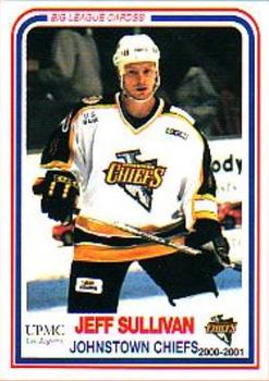2000-01 Big League Cards Johnstown Chiefs (ECHL) #20 Jeffrey Sullivan Front