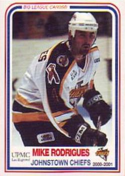 2000-01 Big League Cards Johnstown Chiefs (ECHL) #26 Mike Rodrigues Front