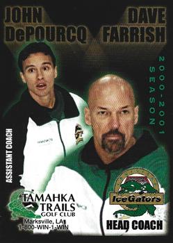 2000-01 Louisiana IceGators (ECHL) #NNO Dave Farrish / John DePourcq Front