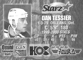 2000-01 Louisiana IceGators (ECHL) #NNO Dan Tessier Back