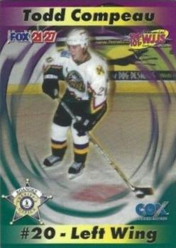 2000-01 Roanoke Express (ECHL) Police #10 Todd Compeau Front