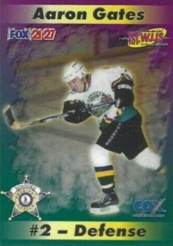 2000-01 Roanoke Express (ECHL) Police #13 Aaron Gates Front