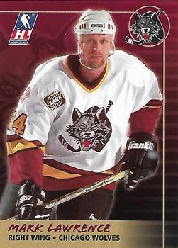 2000-01 Campaign Communications Chicago Wolves (IHL) #NNO Mark Lawrence Front