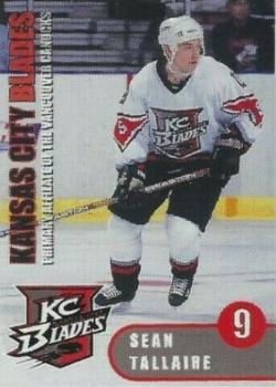 2000-01 Dick's Sporting Goods Kansas City Blades (IHL) #5 Sean Tallaire Front