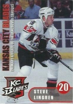 2000-01 Dick's Sporting Goods Kansas City Blades (IHL) #12 Steve Lingren Front