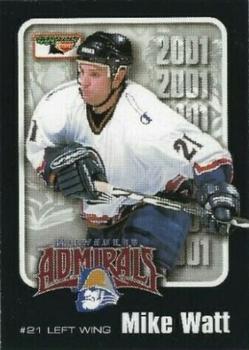 2000-01 Keebler Milwaukee Admirals (IHL) #12 Mike Watt Front