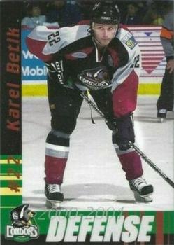 2000-01 Bakersfield Condors (WCHL) #NNO Karel Betik Front