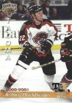 2000-01 Grandstand Tacoma Sabercats (WCHL) #10 Ashley Buckberger Front