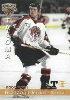 2000-01 Grandstand Tacoma Sabercats (WCHL) #11 Brandon Fleenor Front