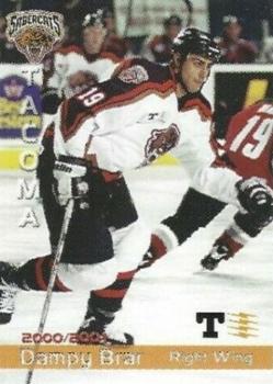 2000-01 Grandstand Tacoma Sabercats (WCHL) #14 Dampy Brar Front