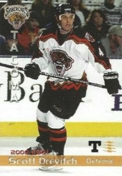 2000-01 Grandstand Tacoma Sabercats (WCHL) #17 Scott Drevitch Front