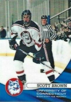 2000-01 Affiliated Opportunities Connecticut Huskies (NCAA) #4 Scott Brown Front