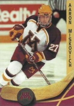 2000-01 Minnesota Golden Gophers (NCAA) #NNO Aaron Miskovich Front