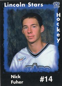 2000-01 Blueline Booster Club Lincoln Stars (USHL) #9 Nick Fuher Front