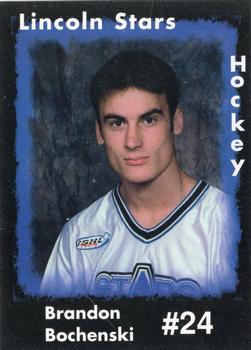 2000-01 Blueline Booster Club Lincoln Stars (USHL) #19 Brandon Bochenski Front