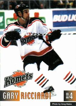 2000-01 Fort Wayne Komets (UHL) #NNO Gary Ricciardi Front