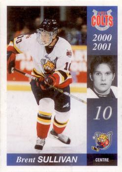 2000-01 Colts & Cops Barrie Colts (OHL) #NNO Brent Sullivan Front