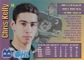 2000-01 Bank of Montreal London Knights (OHL) #24 Chris Kelly Back