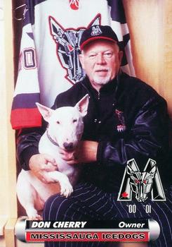 2000-01 Action Cards Mississauga IceDogs (OHL) #NNO Don Cherry Front
