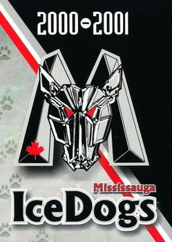 2000-01 Action Cards Mississauga IceDogs (OHL) #NNO Mississauga Ice Dogs Front