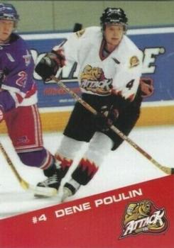 2000-01 Owen Sound Attack (OHL) #NNO Dene Poulin Front