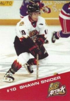 2000-01 Owen Sound Attack (OHL) #NNO Shawn Snider Front