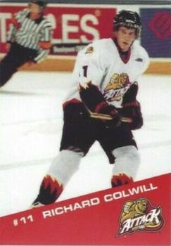 2000-01 Owen Sound Attack (OHL) #NNO Richard Colwill Front