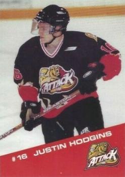 2000-01 Owen Sound Attack (OHL) #NNO Justin Hodgins Front