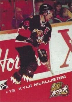 2000-01 Owen Sound Attack (OHL) #NNO Kyle McAllister Front