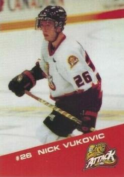 2000-01 Owen Sound Attack (OHL) #NNO Nick Vukovic Front